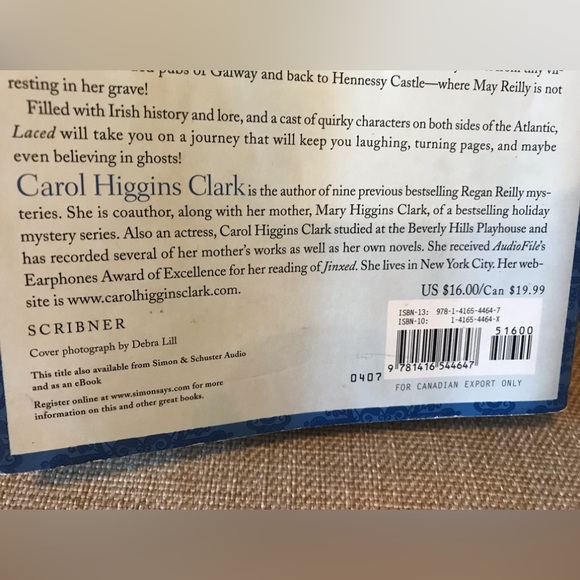 Laced A Regan Reilly Mystery Paperback by Carol Higgins Clark - Picture 8 of 10
